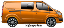 Ford Transit Custom design in orange by MyCamperVan.co.uk