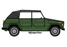 VW Trekker design in olive green by MyCamperVan.co.uk